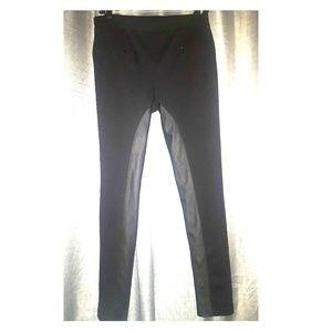 Victoria Secret partial leather pants size M